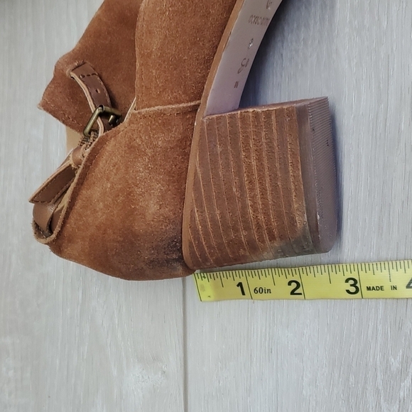 Corso Como Womens Ankle Suede Western Heels boots shoes sz 9M - Picture 11 of 13